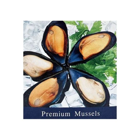 Мидии на полустворке