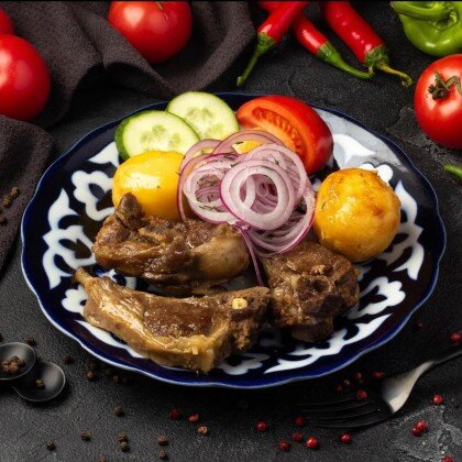 Казан кебаб с говядиной