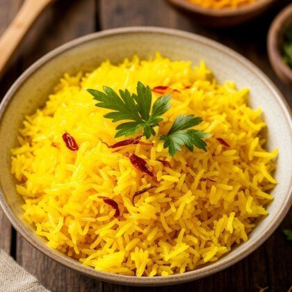 Рис с шафраном
