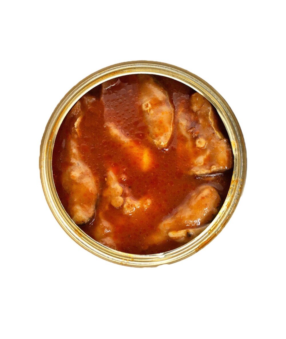 Налим обжаренный в томатном соусе 230гр