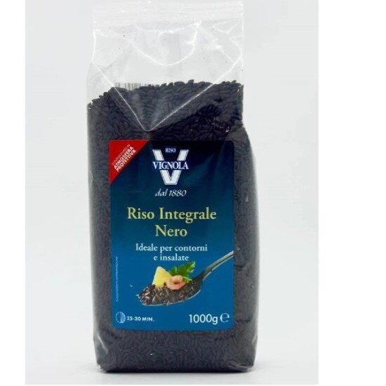 Рис чёрный длиннозерный Riso Vignola, Италия, 1 кг