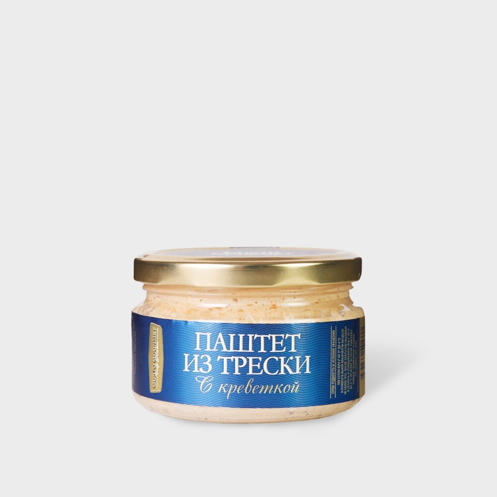 Паштет из трески с креветкой