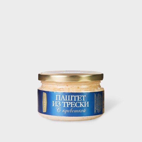 Паштет из трески с креветкой