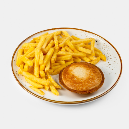 Закрытый сендвич с ветчиной и сыром