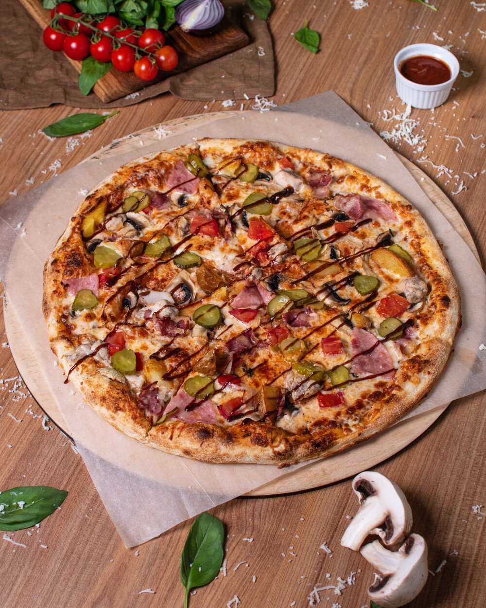 По-деревенски