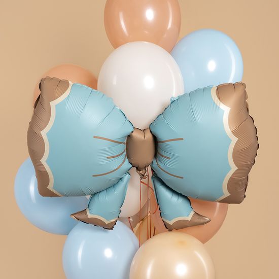 ≈ 93 см, Фигура, Бант, Голубой, Сатин