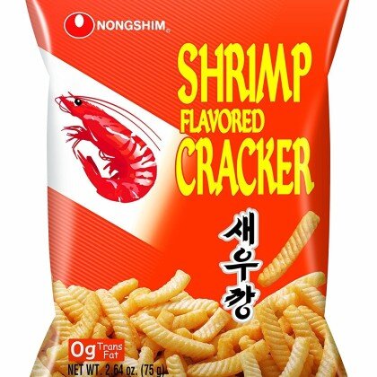Корейские чипсы со вкусом креветки, Nongshim