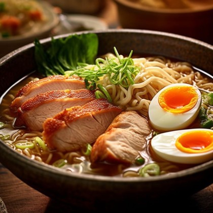 Рамен с цыпленком