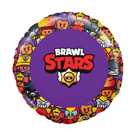 45 см, Круг, Бравл Старс, Команда бойцов, Фиолетовый