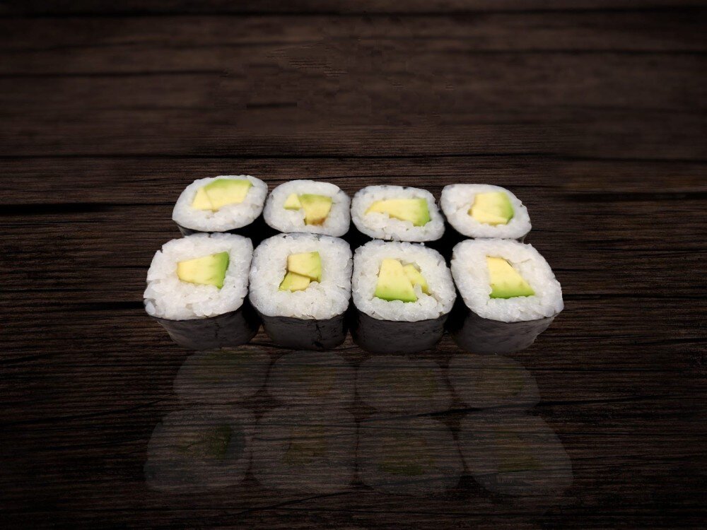 Хосомаки с авокадо