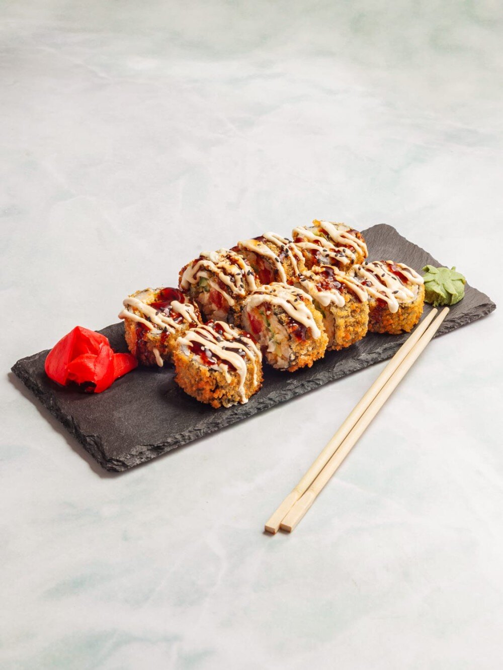 Ролл «‎Цезарь» жаренный