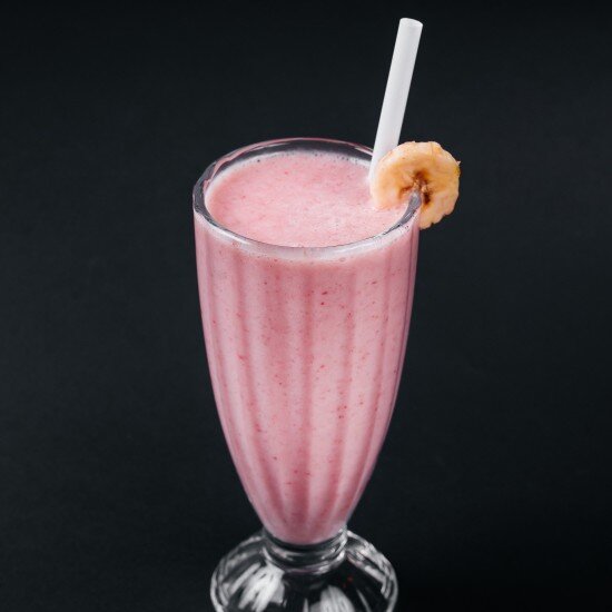 Банан-клубника