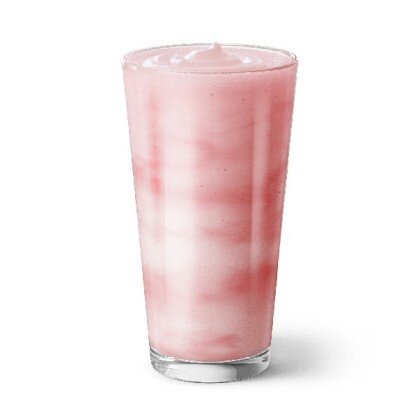 Молочный клубничный коктейль