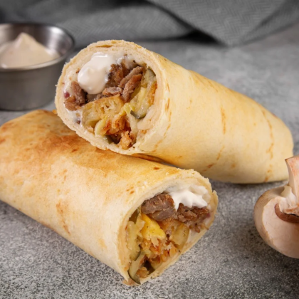 Комбик грибной с говядиной