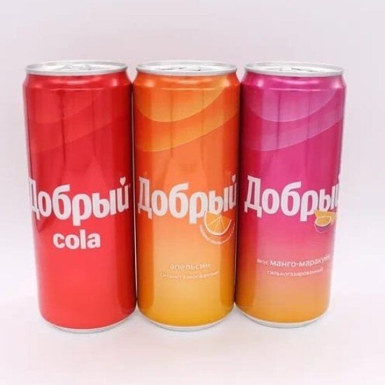 Напиток газированный "Добрый" ж/б