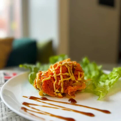 Минтай под овощами