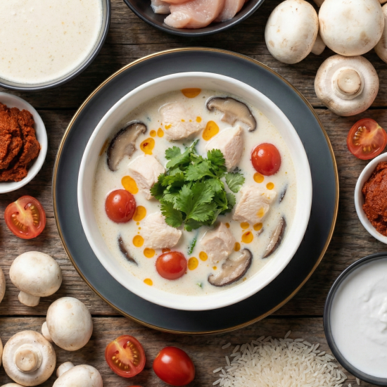 Том Кха с курицей