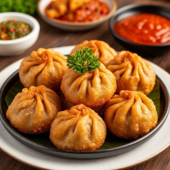 Манты жаренные