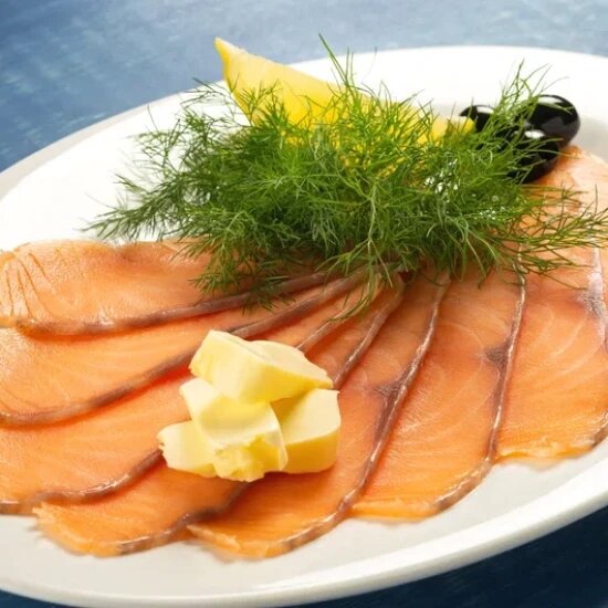 Горбуша копченая/Семга слабосоленая