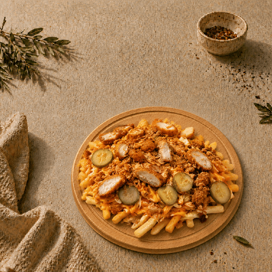 Сальчипапа Картофель Фри со стрипсами