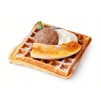 Вафля с Бананом и Мороженым