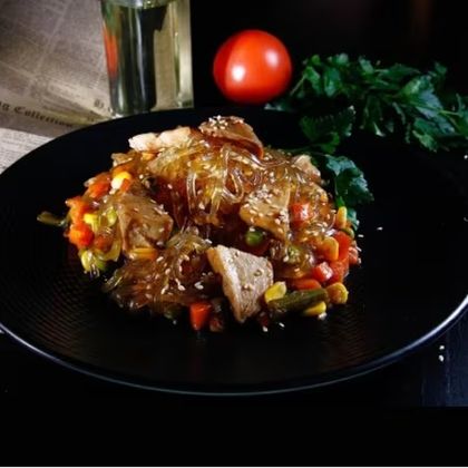 Лапша Фунчоза (рисовая) говядина