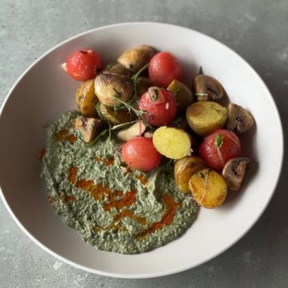 Жаркое с картофелем и шампиньонами