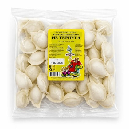 Пельмени рыбные из терпуга 350 гр