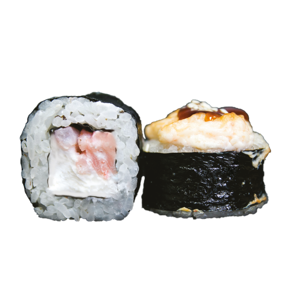 Запечённый с креветкой