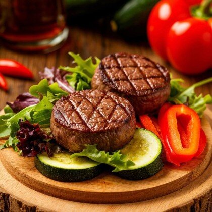 Медальоны из говядины