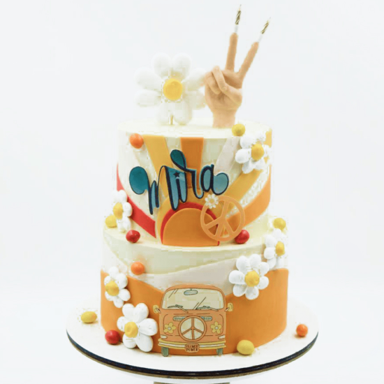 Торт на заказ ДЕНЬ РОЖДЕНИЯ