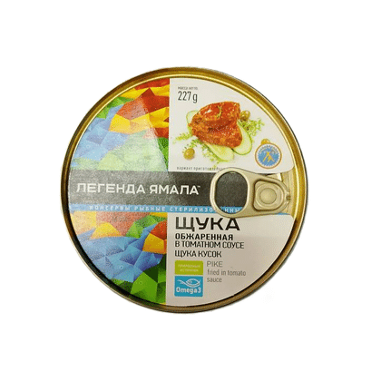 Щука обжаренная в томатном соусе