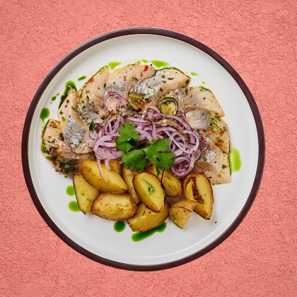 Селёдка под ткемали