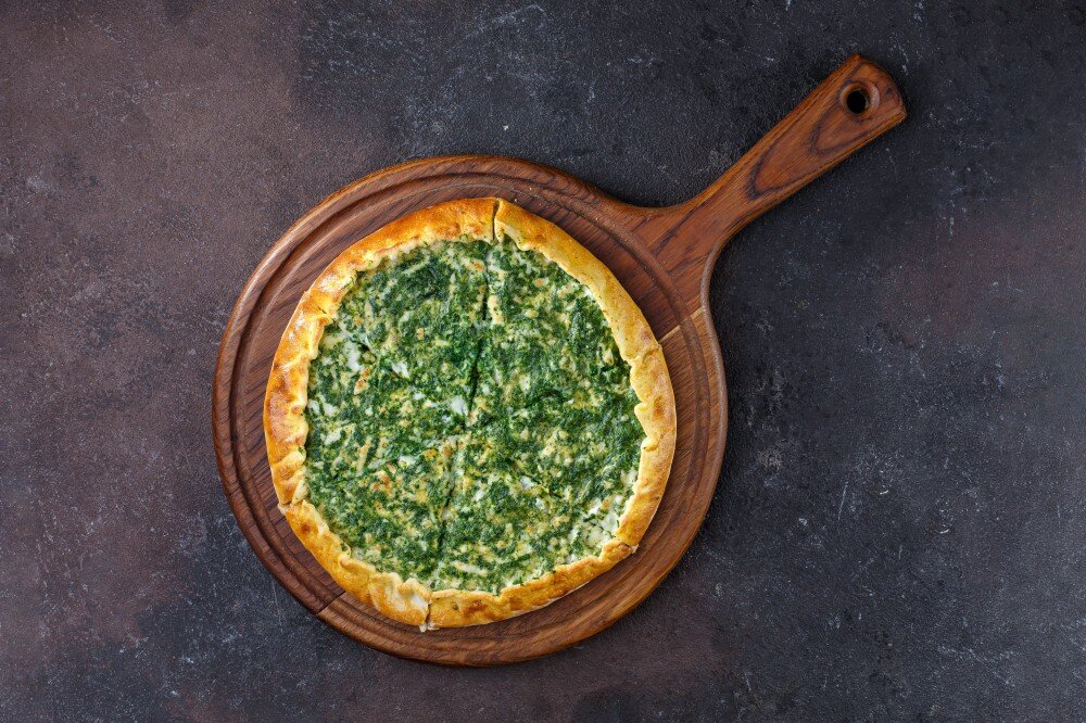 Открытое чуду со шпинатом