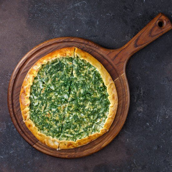 Открытое чуду со шпинатом