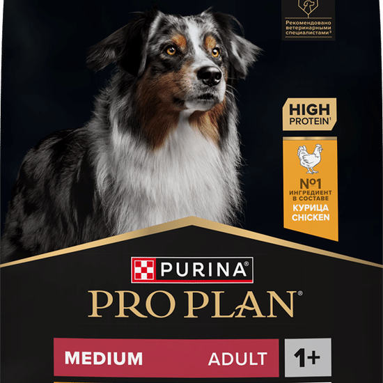 PRO PLAN Everyday Nutrition сухой корм для взрослых собак средних пород, курица, 14 кг за 1 кг