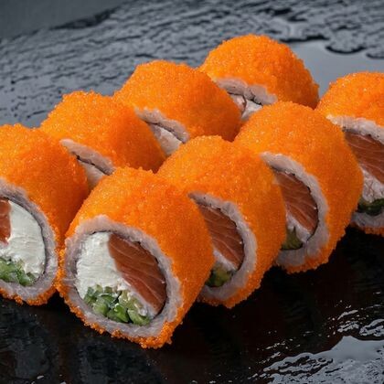 Сливочный лосось масаго