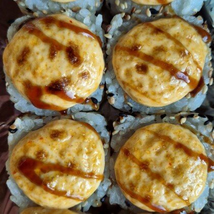 Запеченный с курицей