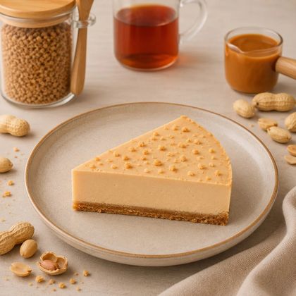 Чизкейк Карамельный с арахисом