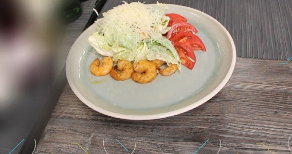Цезарь с креветками