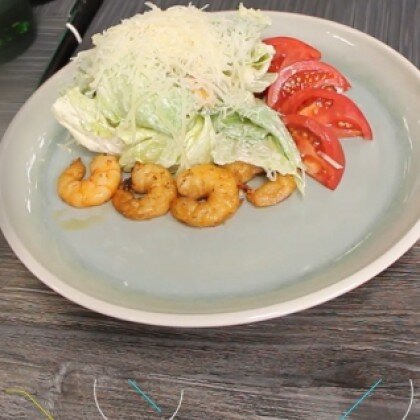 Цезарь с креветками