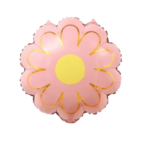 ≈ 53 см, Фигура, Цветок, Ромашка, Золотые лепестки, Розовый