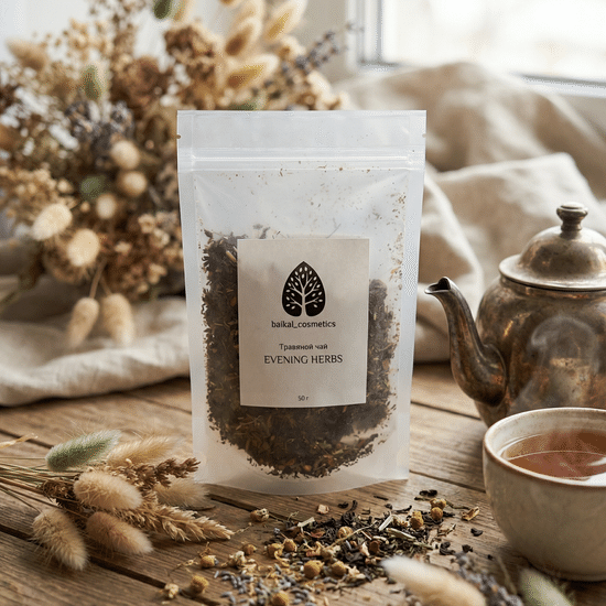 Травяной чай Evening herbs 50 г.