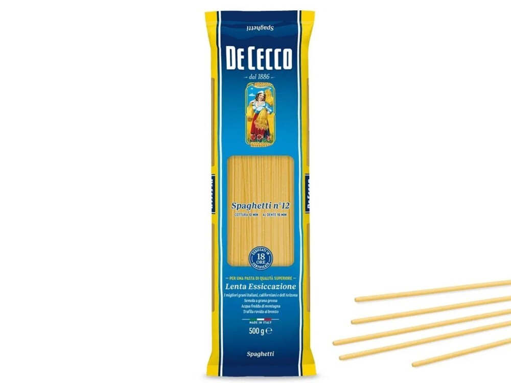 Паста De Cecco №12 Спагетти, 500г