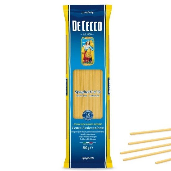 Паста De Cecco №12 Спагетти, 500г