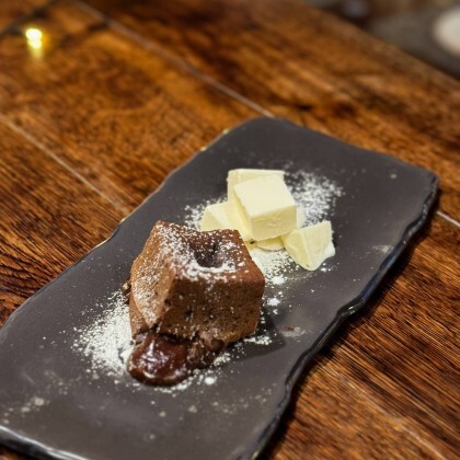 Шоколадный фондан