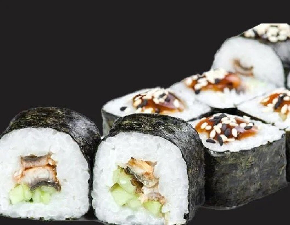 С угрем и огурцом