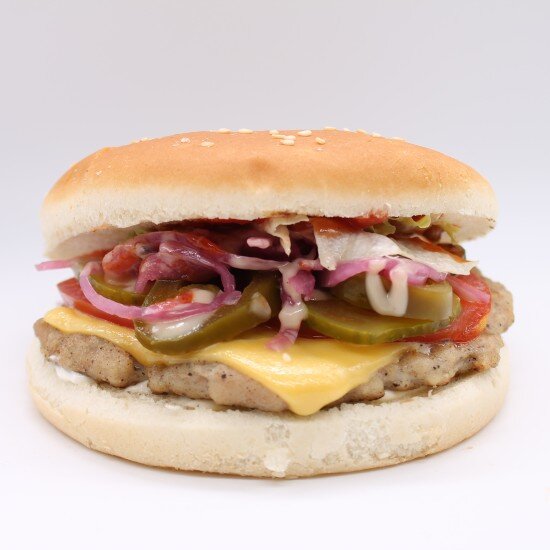 Чизбургер с беконом