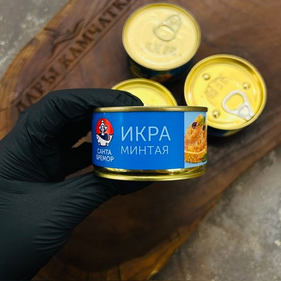 Икра деликатесная минтая ж/б 130 гр