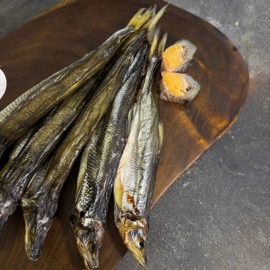 Корюшка-зубатка Камчатская вяленая